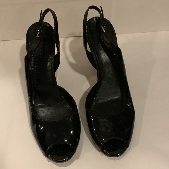 Authentic Gucci tortoise shell wedges - Picture 3 of 8